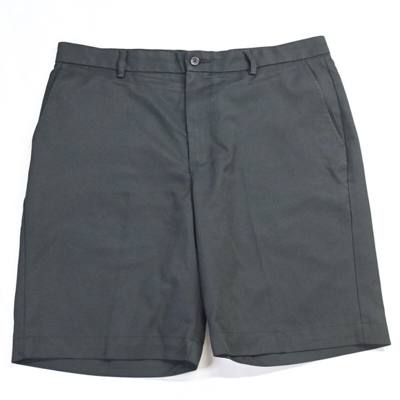 Greg Norman 36‎ x 9" Black Performance Tech Golf Chino Shorts - Picture 1 of 7